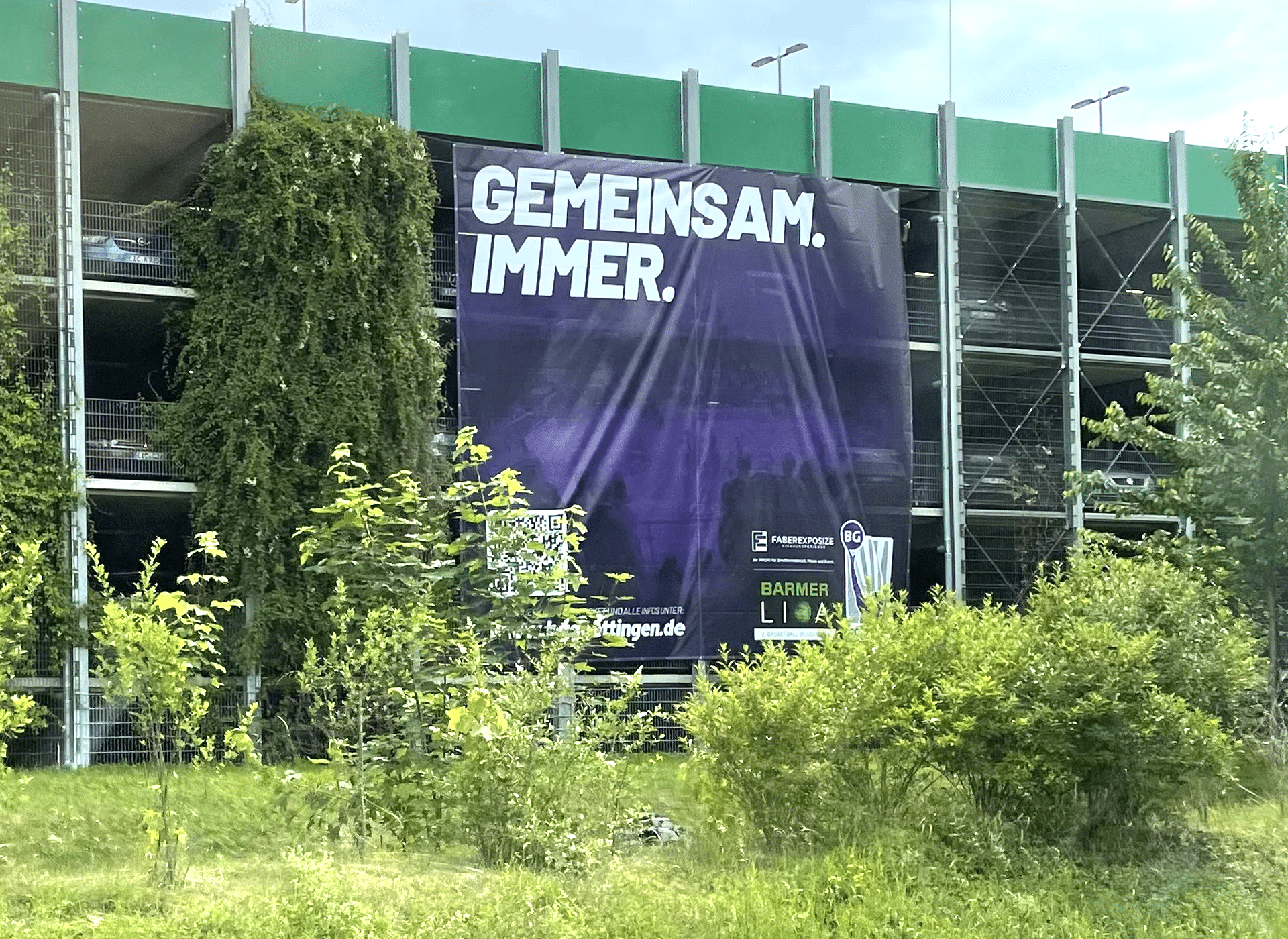 Banner BGGOE Parkhaus
