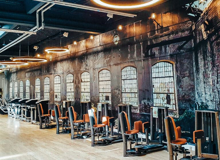 Designtapete Fitnesstudio