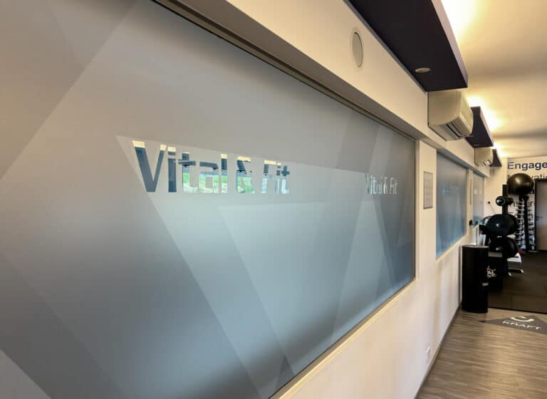 Fensterverklebung VitalFit