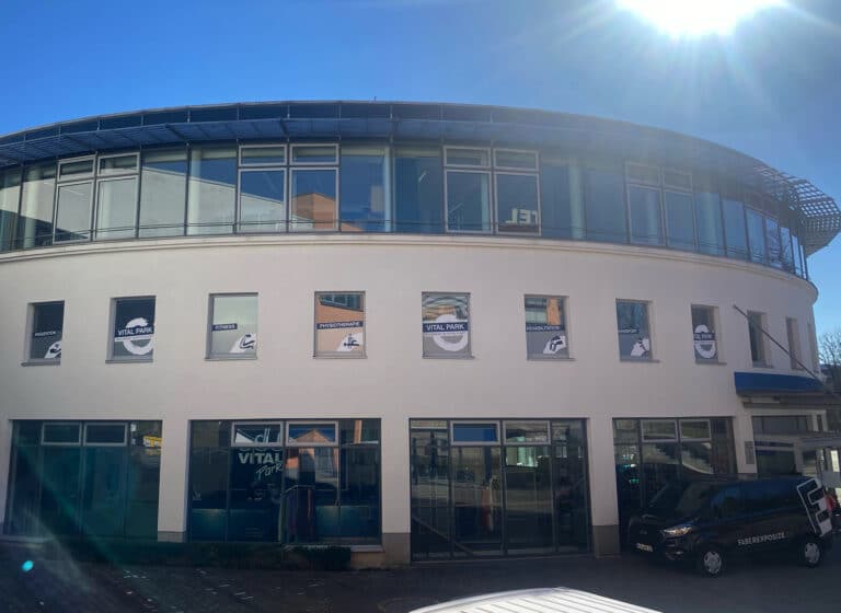 Fensterverklebung VitalPark