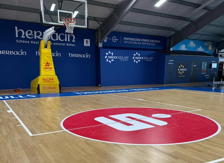 Spielfeldaufkleber Sparkasse