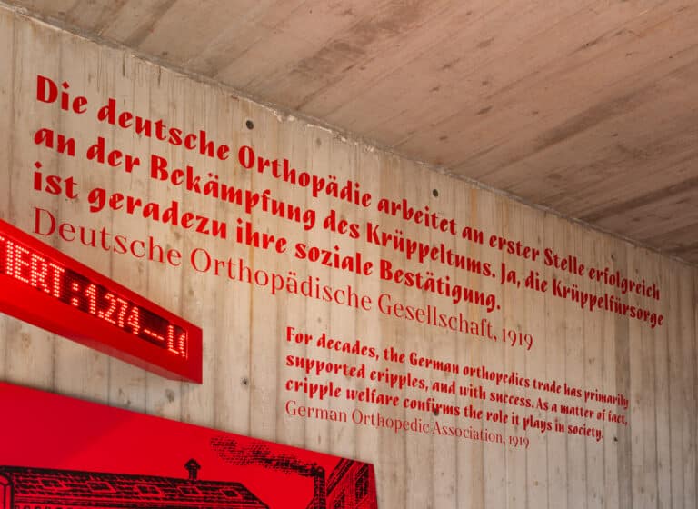 Wandfolie OttoBockAusstellung